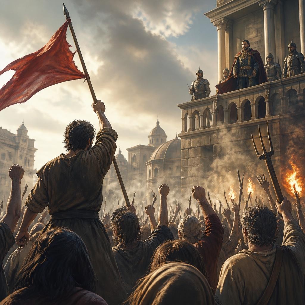 Illustration for the English word “tyranny”