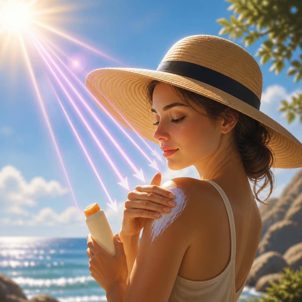 Illustration for the English word “ultraviolet”