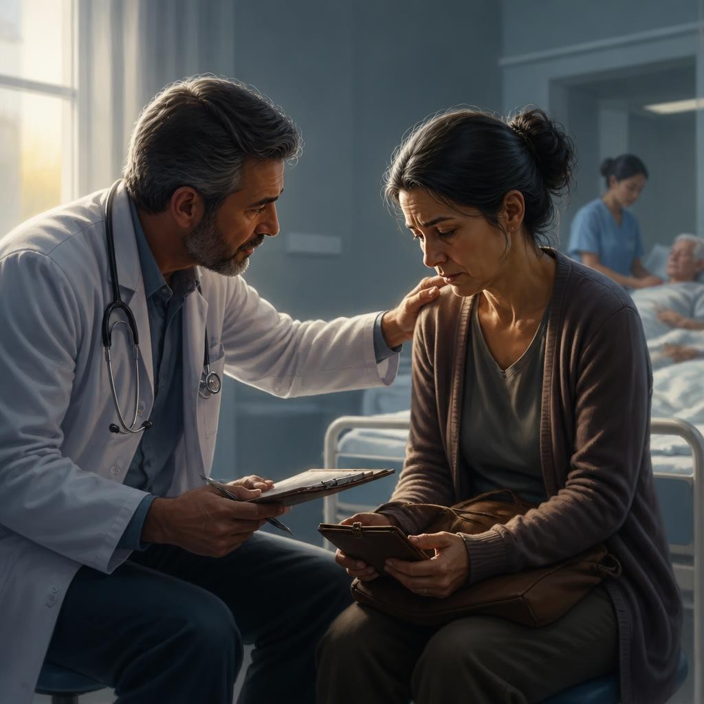 Illustration for the English word “uninsured”