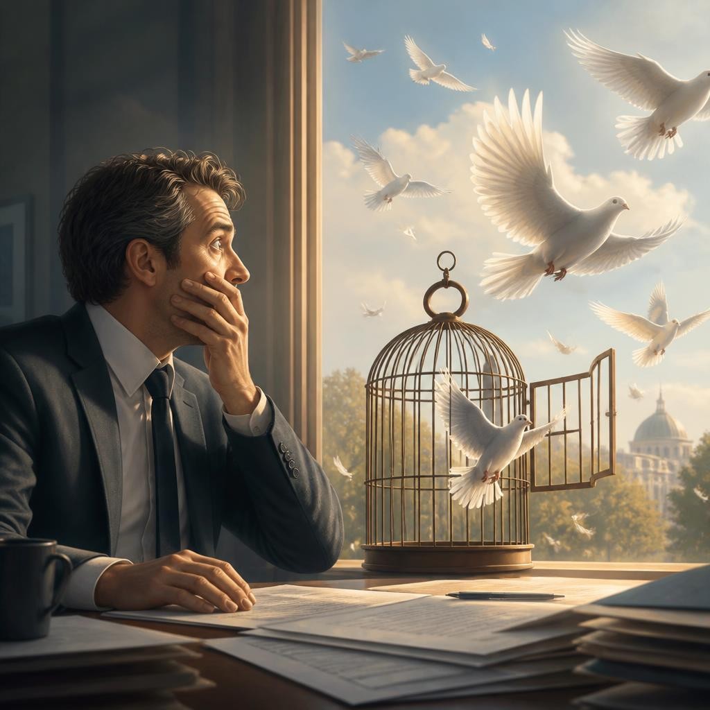Illustration for the English word “unintended”