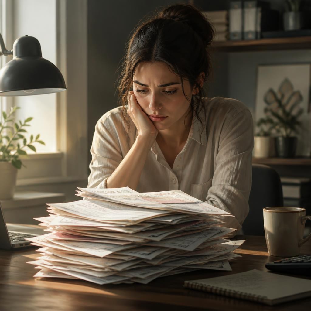 Illustration for the English word “unpaid”