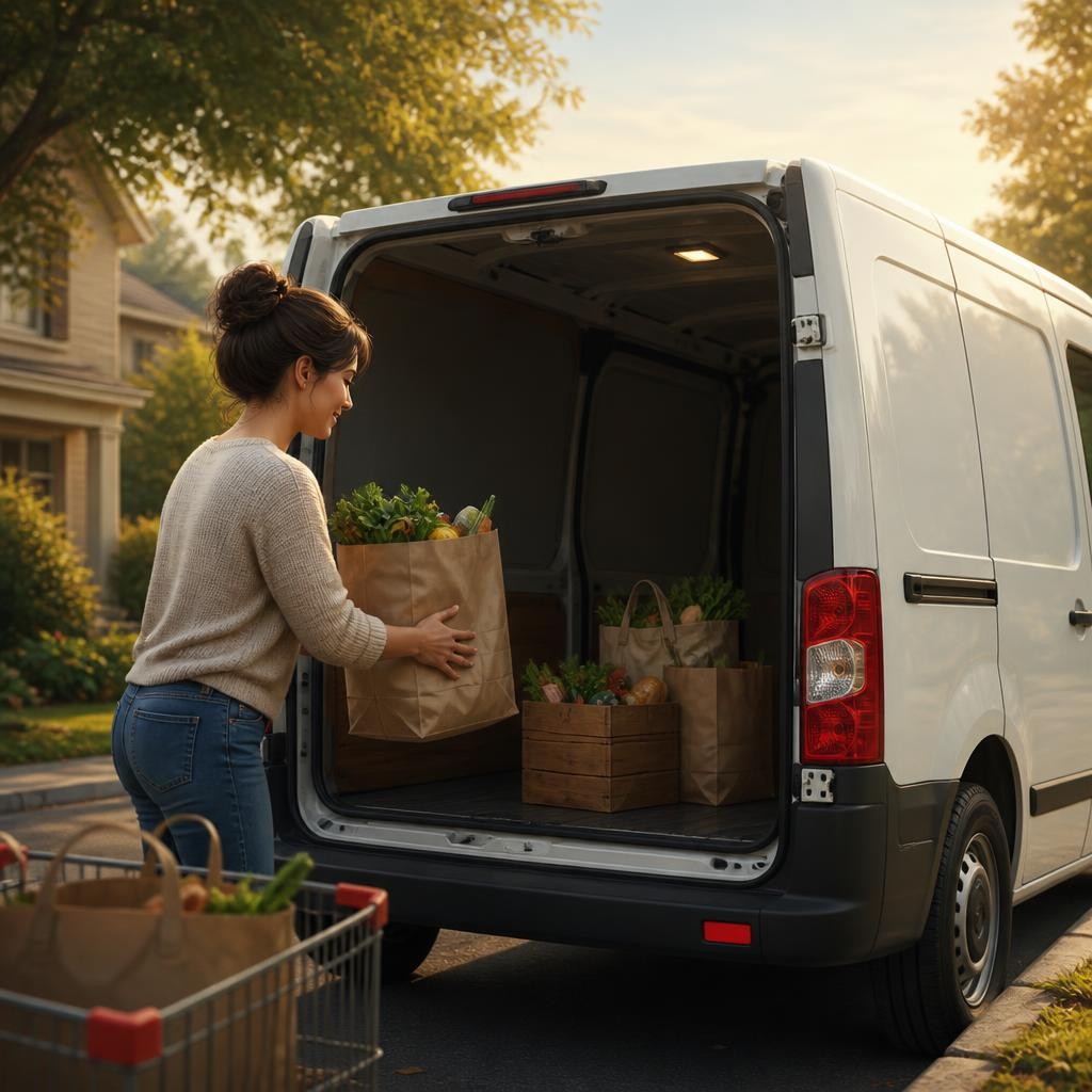 Illustration for the English word “van”