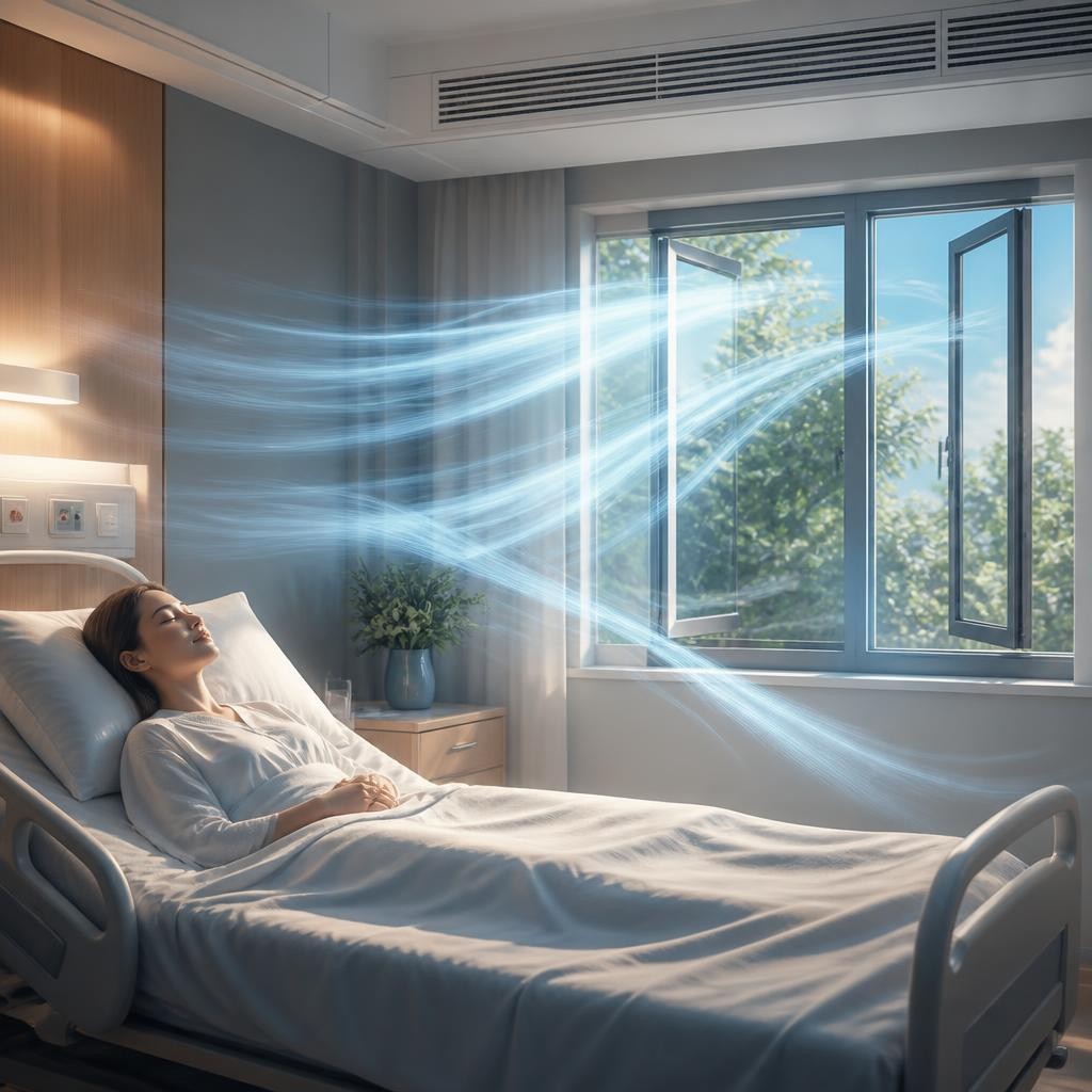 Illustration for the English word “ventilation”
