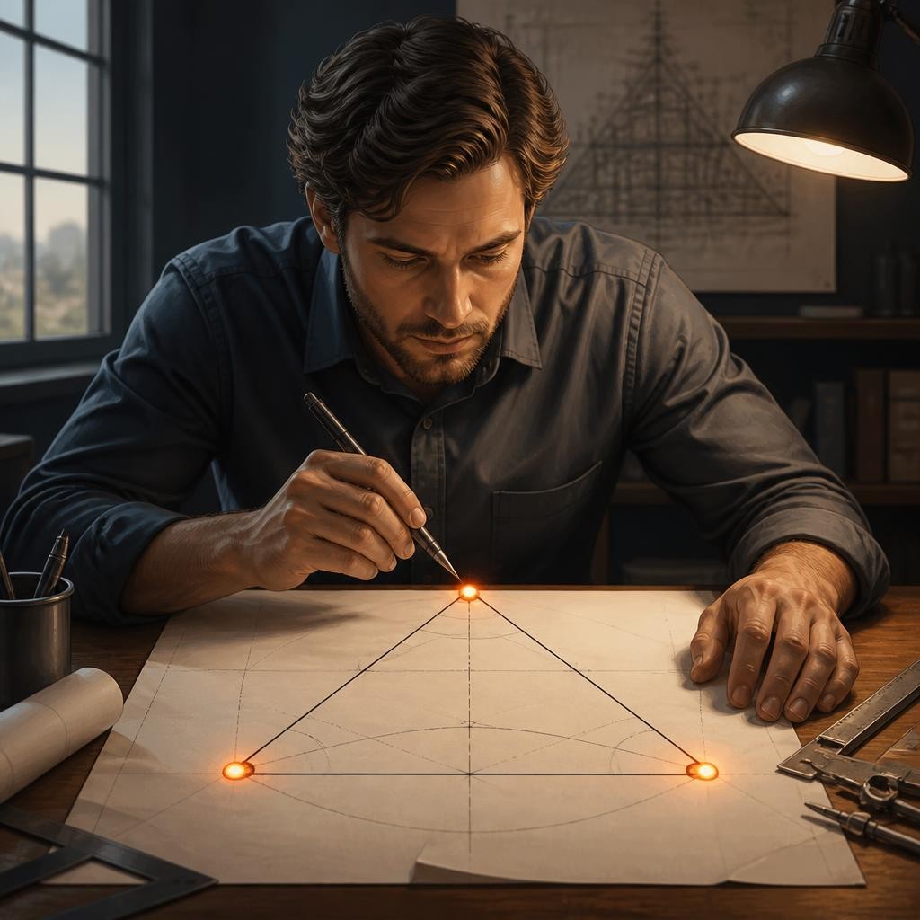 Illustration for the English word “vertex”