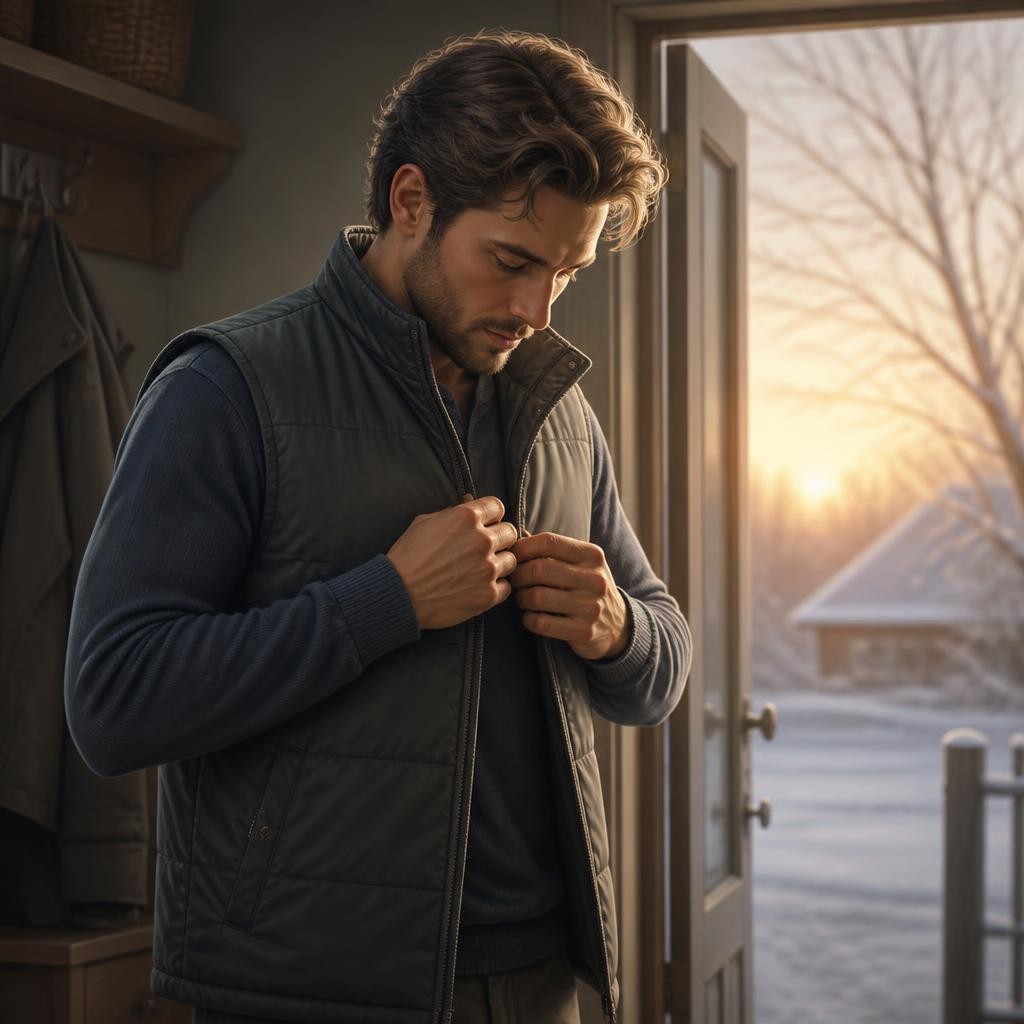 Illustration for the English word “vest”