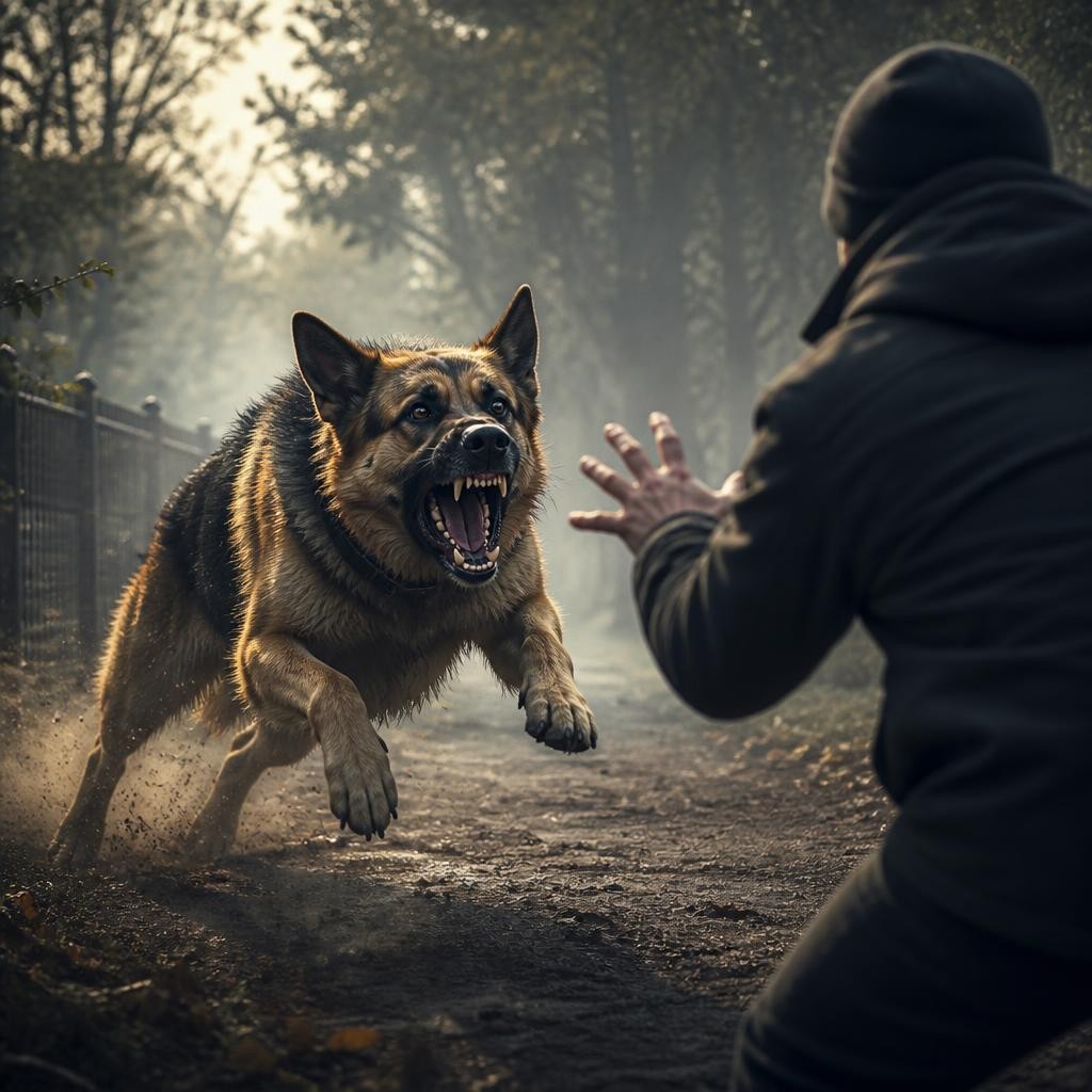 Illustration for the English word “vicious”