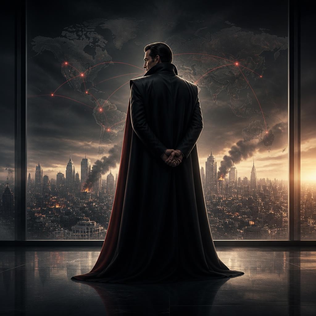Illustration for the English word “villain”