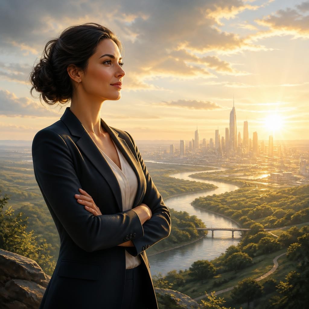 Illustration for the English word “visionary”
