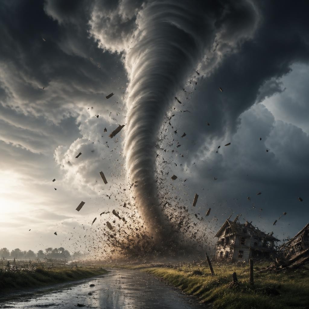 Illustration for the English word “vortex”