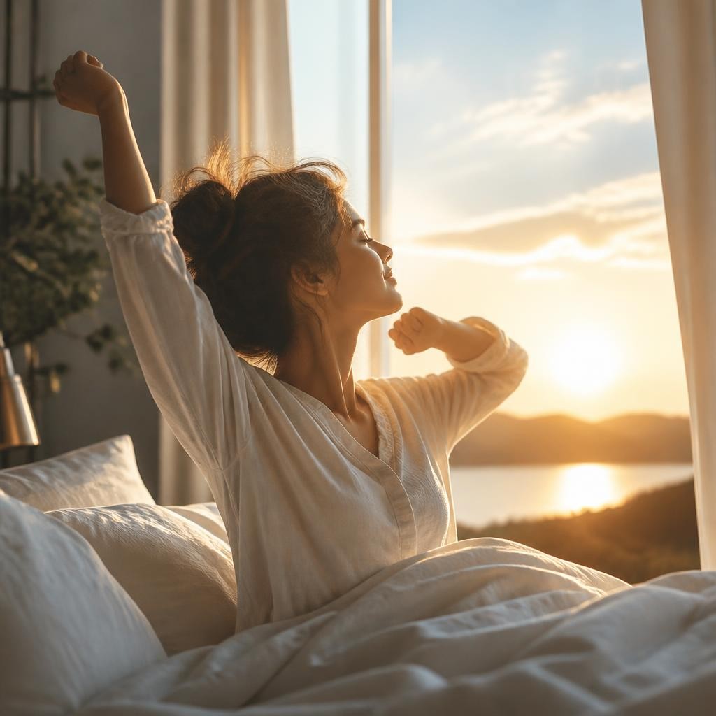 Illustration for the English word “wake”