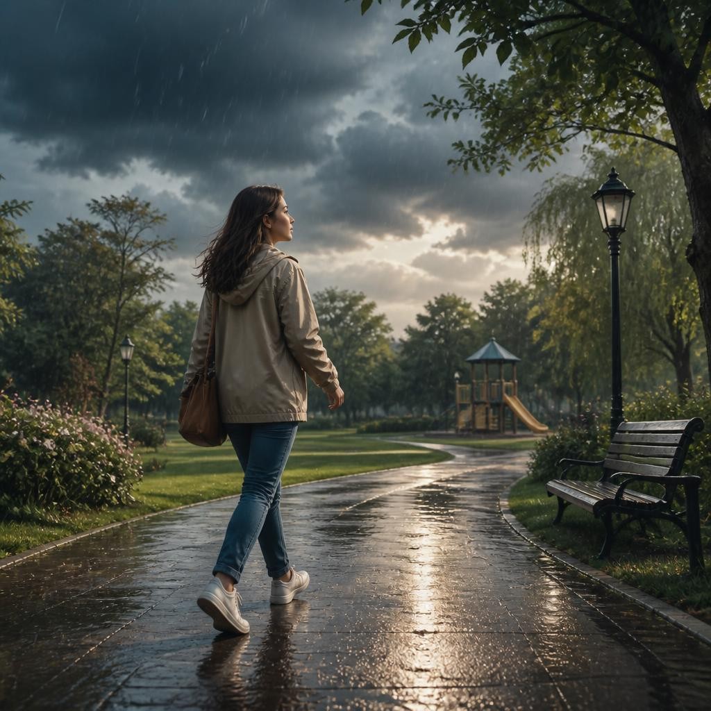 Illustration for the English word “walking”