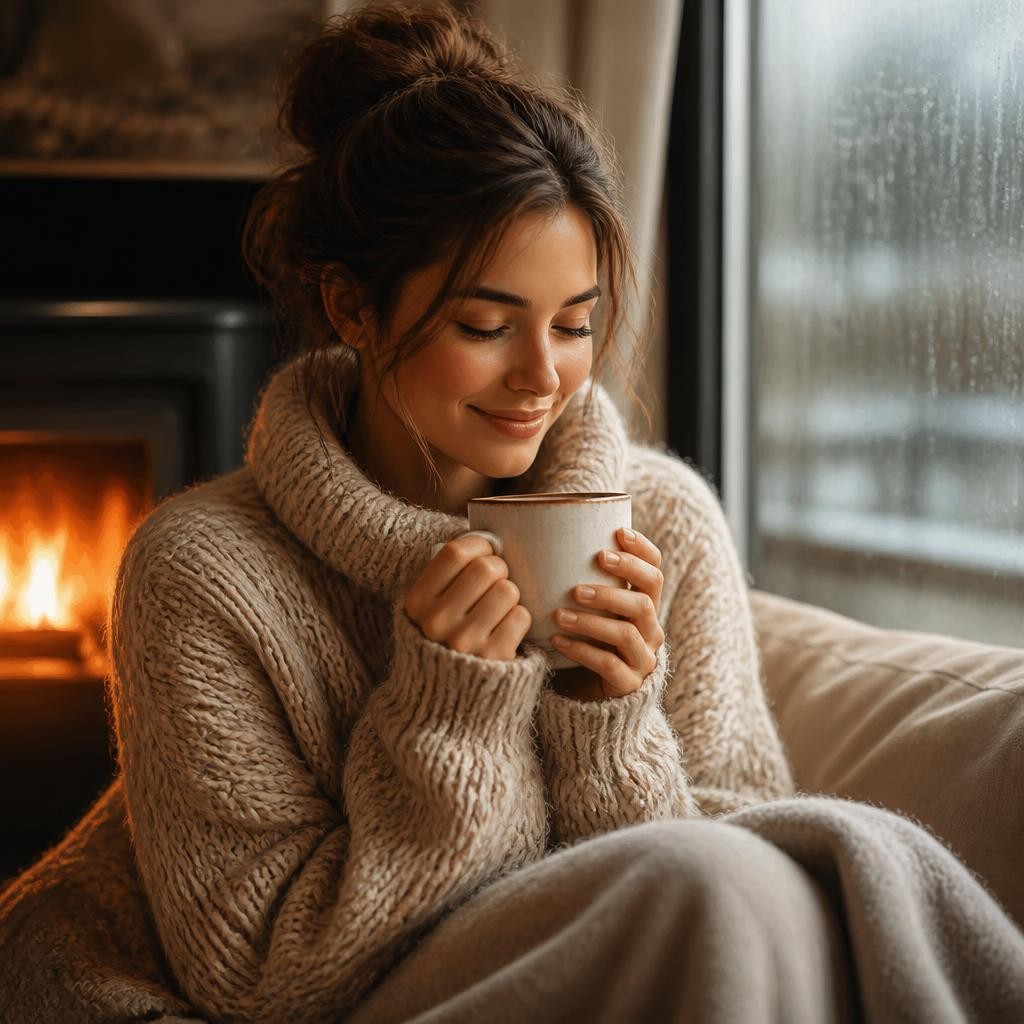 Illustration for the English word “warm”