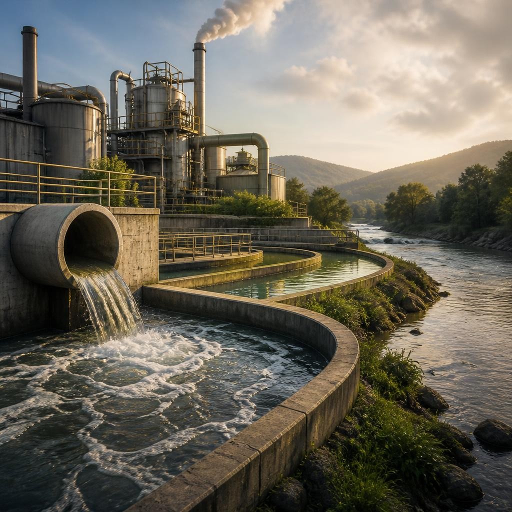 Illustration for the English word “wastewater”