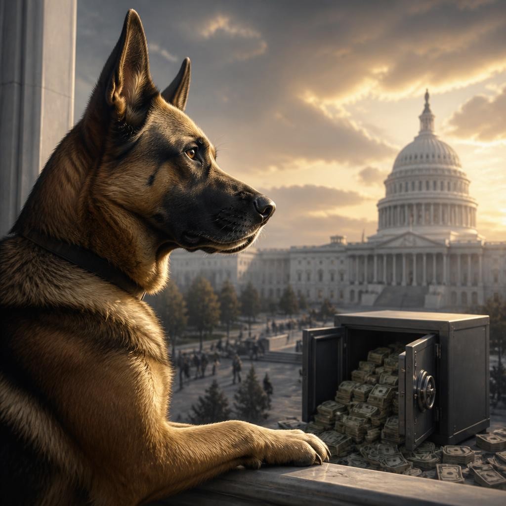 Illustration for the English word “watchdog”