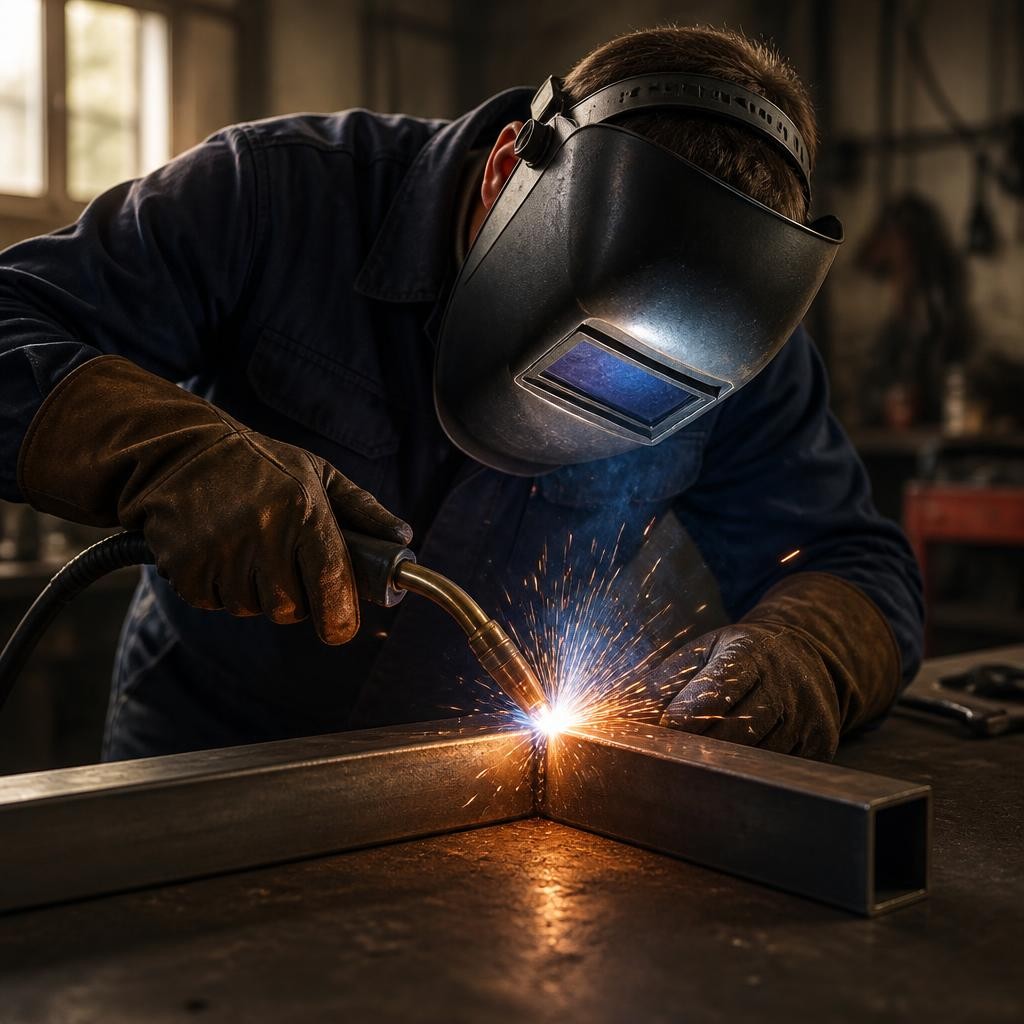 Illustration for the English word “weld”