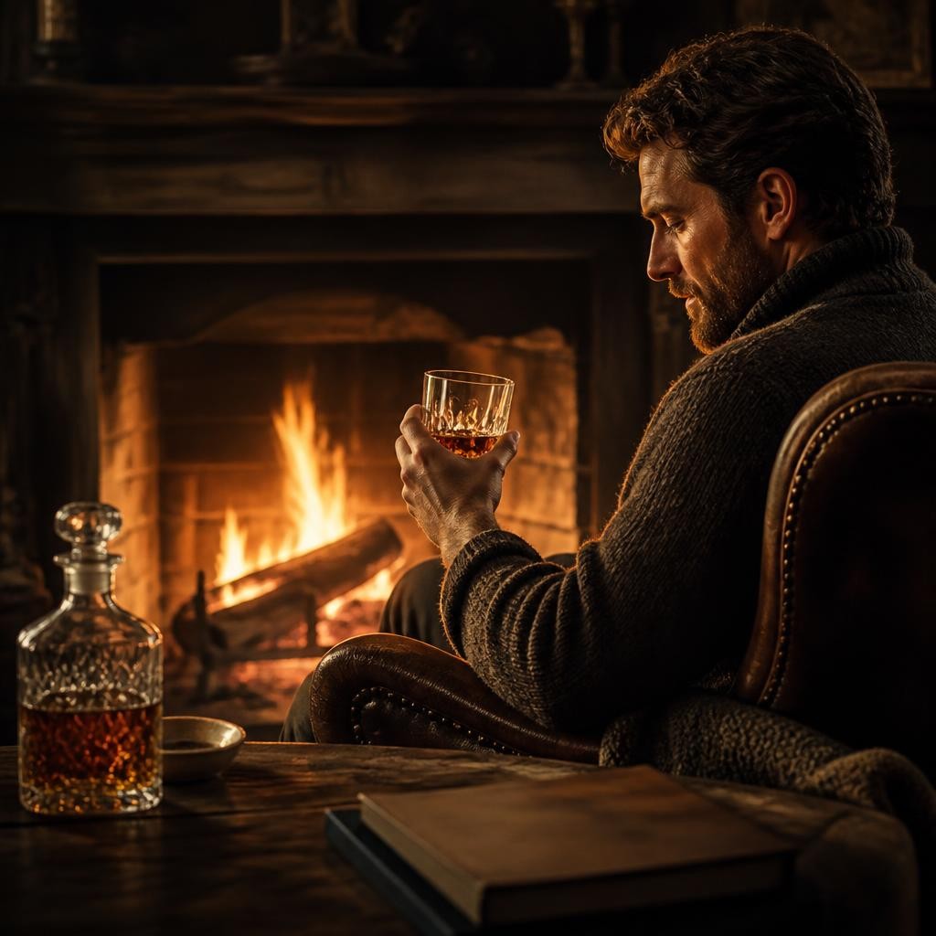 Illustration for the English word “whisky”