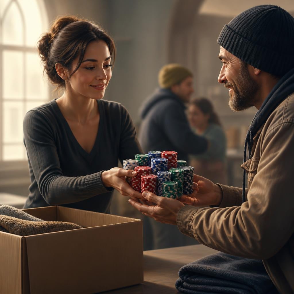 Illustration for the English word “winnings”