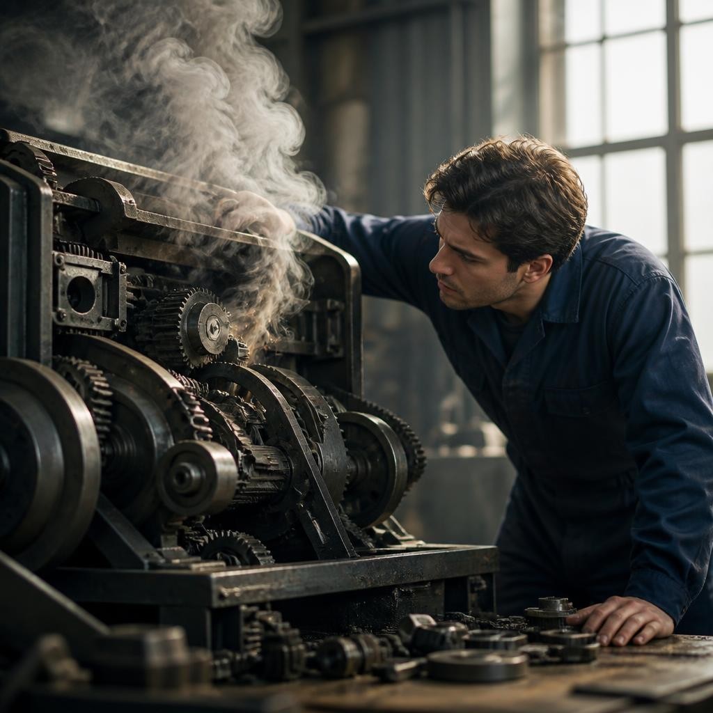 Illustration for the English word “works”