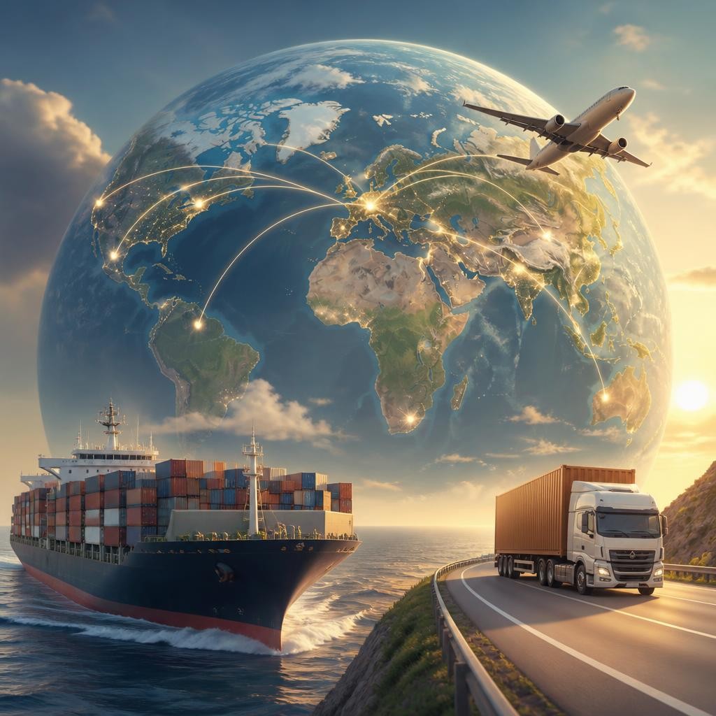 Illustration for the English word “worldwide”