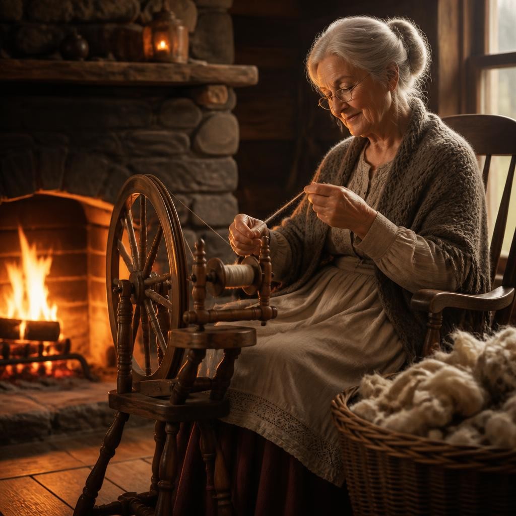 Illustration for the English word “yarn”