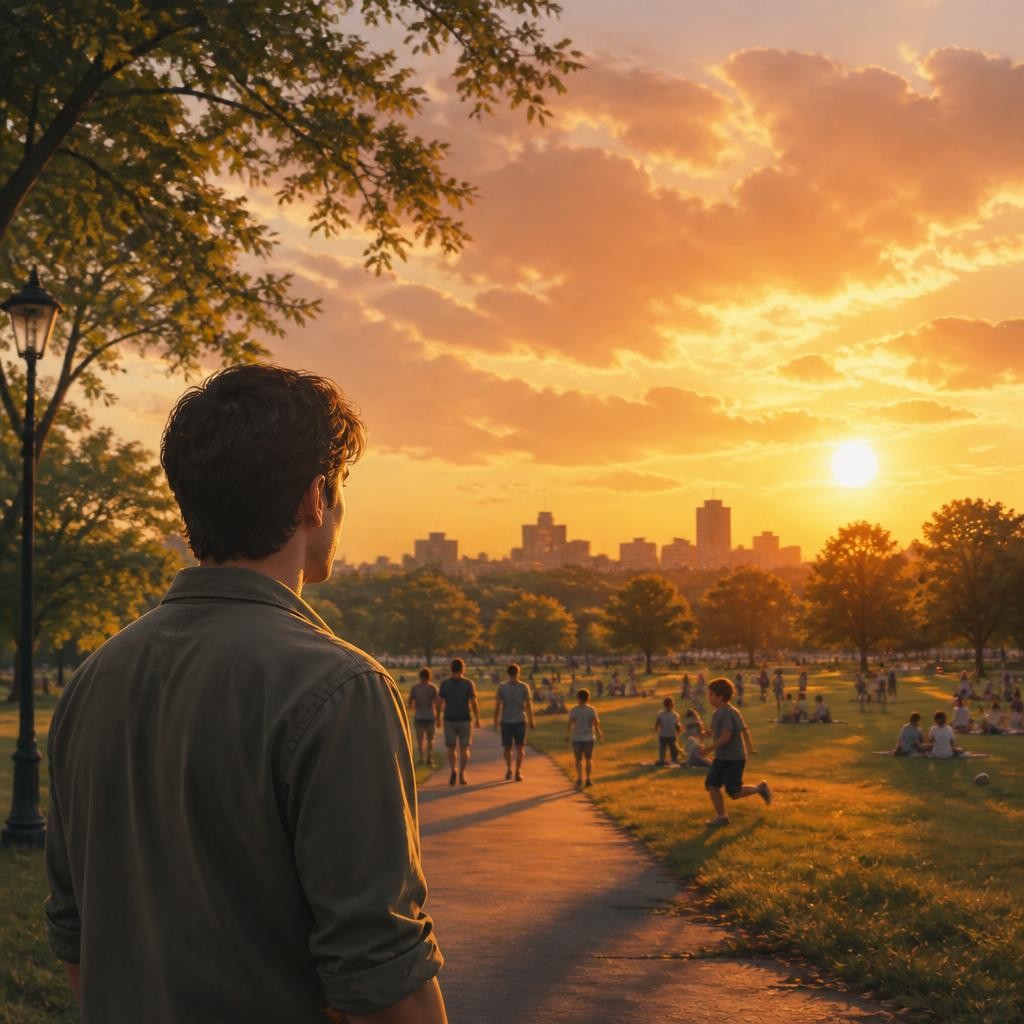 Illustration for the English word “yesterday”