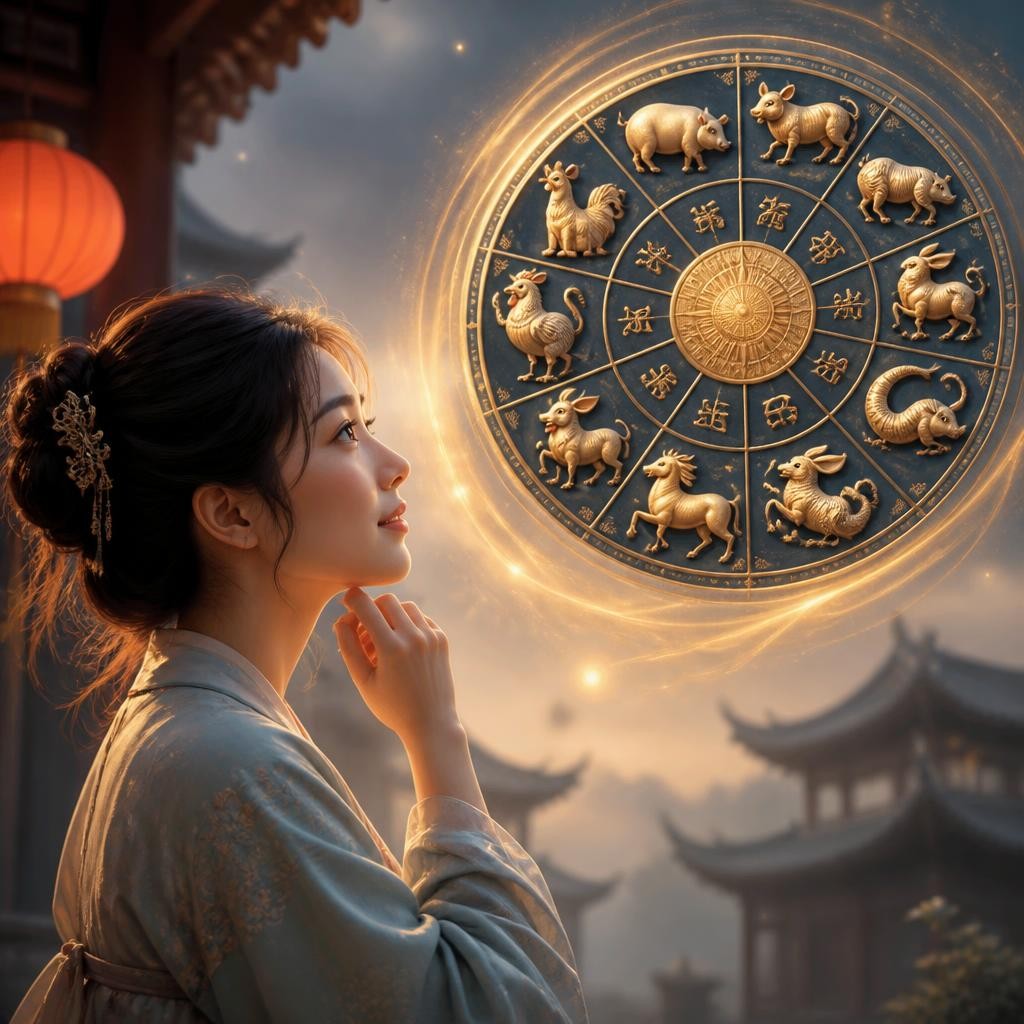 Illustration for the English word “zodiac”